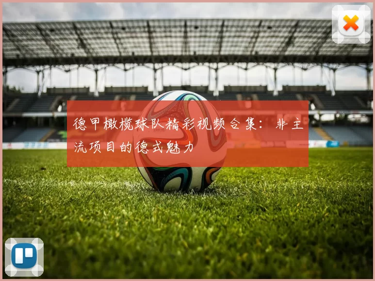 德甲橄榄球队精彩视频合集:非主流项目的德式魅力