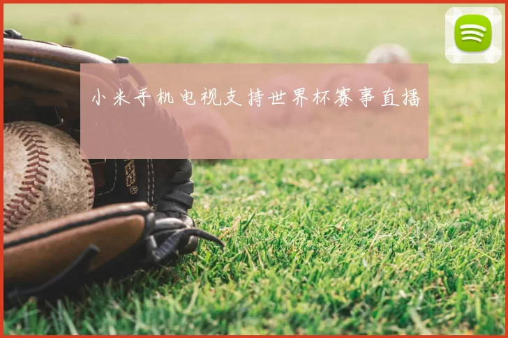 小米手机电视支持世界杯赛事直播
