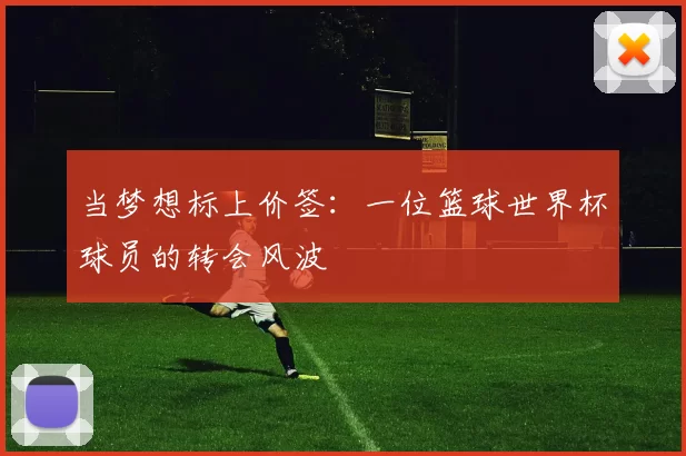 当梦想标上价签:一位篮球世界杯球员的转会风波