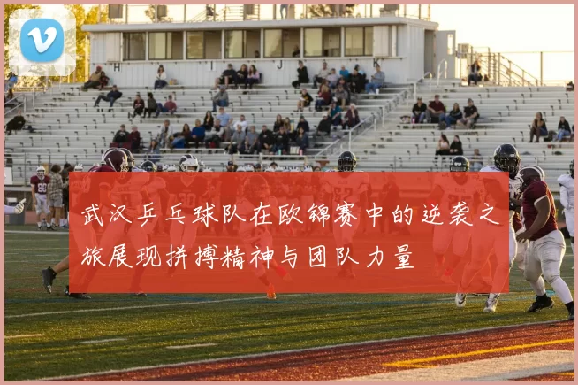 武汉乒乓球队在欧锦赛中的逆袭之旅展现拼搏精神与团队力量